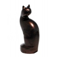 Brass Feline Urn