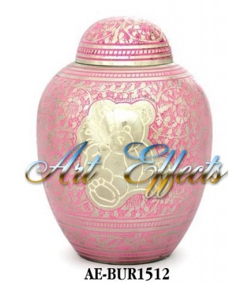 Pink Teddy Bear Infant Urn